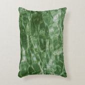 抽象芸術緑水 アクセントクッション (正面(垂直))