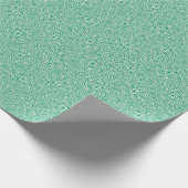 抽象芸術緑白 ラッピングペーパー (角)