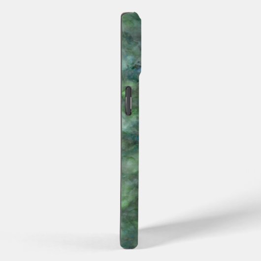 抽象芸術緑石大理石花崗岩モノグラム Case-Mate iPhoneケース (裏面 / 右)