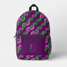 抽象芸術緑花模様