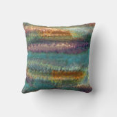 抽象芸術緑銅パテ離れィナ模様 クッション (裏面)