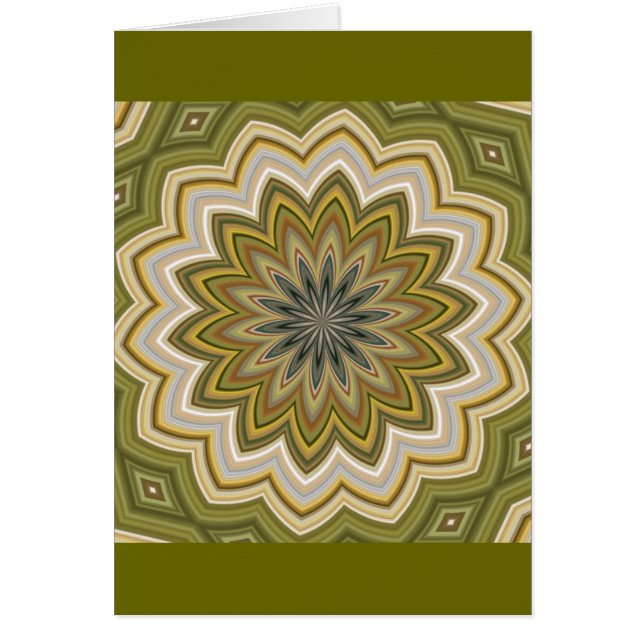 抽象芸術緑 (正面)