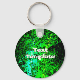 抽象芸術緑 キーホルダー