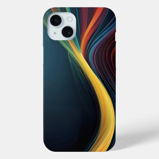 抽象芸術線のアートパターン Case-Mate iPhoneケース (裏面)