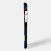抽象芸術線のアートパターン Case-Mate iPhoneケース (裏面 / 左)