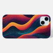 抽象芸術線のアートパターン Case-Mate iPhoneケース (裏面 (横))