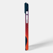 抽象芸術線のアートパターン Case-Mate iPhoneケース (裏面 / 左)