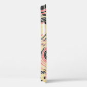 抽象芸術線の図形パターン、地形デザイン。 Case-Mate iPhoneケース (裏面 / 右)