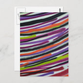 抽象芸術線の背景 ポストカード (正面/裏面)
