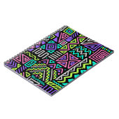 抽象芸術線を含むシームレスなパターン。 geometric a ノートブック (左側)