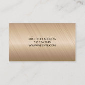 抽象芸術線ブラシ 名刺 (裏面)