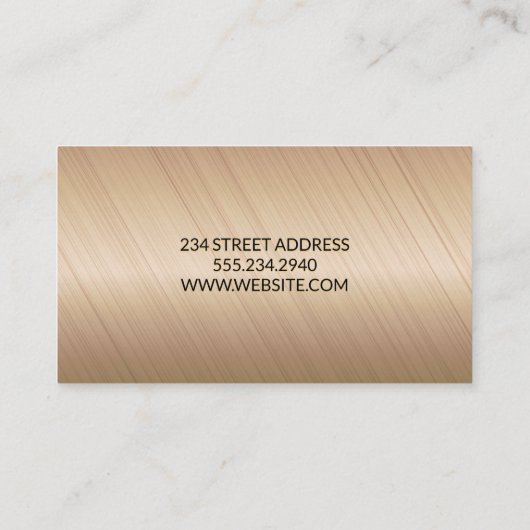 抽象芸術線ブラシ 名刺 (裏面)