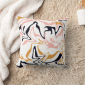 抽象芸術線モダン装飾用クッション クッション (ブランケット)