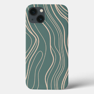 抽象芸術線芸 iPhone 13ケース