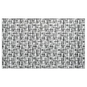 抽象芸術線120923 – 黒（白） ファブリック (ヤード)