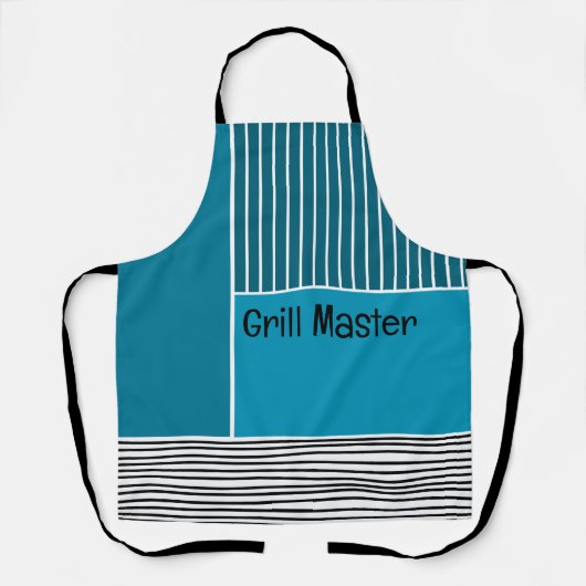 抽象芸術線 エプロン (正面)