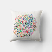 抽象芸術線 クッション (裏面)