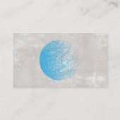 抽象芸術線 |グローバルデザイン 名刺 (裏面)