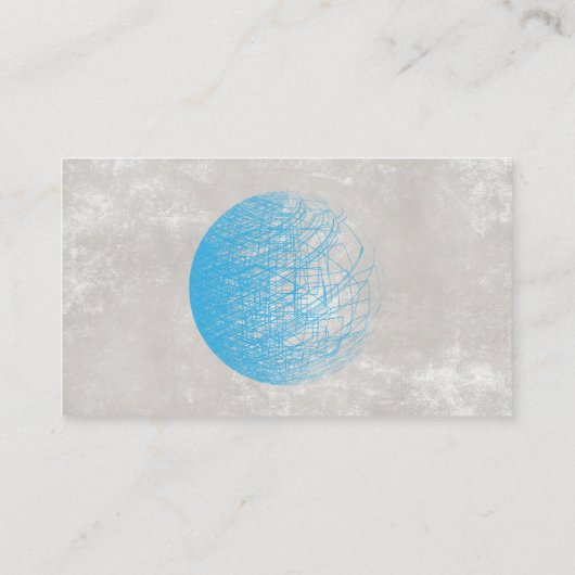 抽象芸術線 |グローバルデザイン 名刺 (裏面)