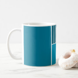 抽象芸術線 コーヒーマグカップ