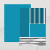 抽象芸術線 サンキューカード (正面/裏面)