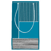 抽象芸術線 スモールペーパーバッグ (正面)