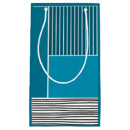 抽象芸術線 スモールペーパーバッグ