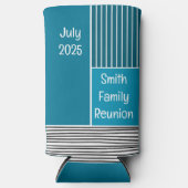 抽象芸術線 スリム缶クーラー (正面)