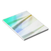 抽象芸術線(ソフトカラー) ノートパッド (アングル)