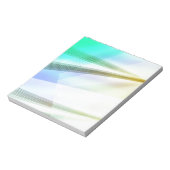 抽象芸術線(ソフトカラー) ノートパッド (回転)