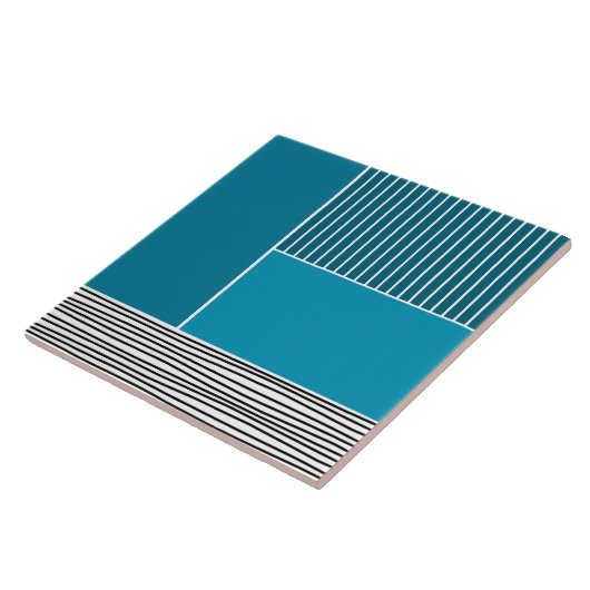 抽象芸術線 タイル (側面)