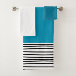 抽象芸術線 バスタオルセット