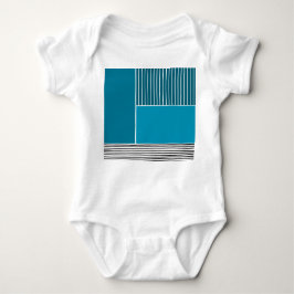 抽象芸術線 ベビーボディスーツ