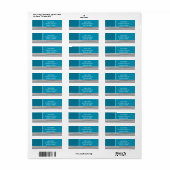 抽象芸術線 ラベル (フルシート)