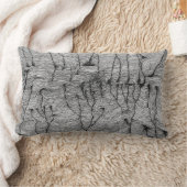 抽象芸術線 ランバークッション (ブランケット)