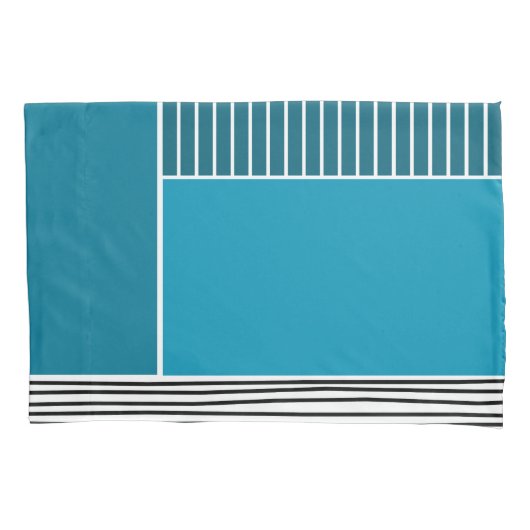 抽象芸術線 枕カバー (正面)