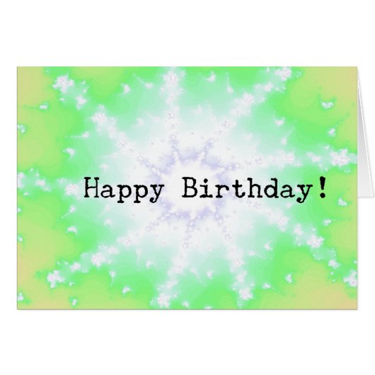 抽象芸術線、誕生日 (正面横)