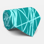 抽象芸術線 – 009999のアイスブルー ネクタイ (ロール)