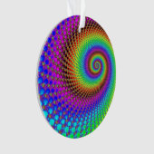 抽象芸術緩和曲線フラクタル オーナメント (正面)