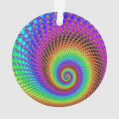 抽象芸術緩和曲線フラクタル オーナメント (裏面)
