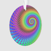 抽象芸術緩和曲線フラクタル オーナメント (正面)