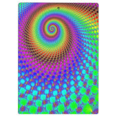 抽象芸術緩和曲線フラクタル クリップボード (裏面)