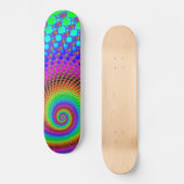 抽象芸術緩和曲線フラクタル スケートボード (正面)