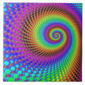 抽象芸術緩和曲線フラクタル タイル (正面)