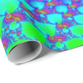 抽象芸術緩和曲線フラクタル ラッピングペーパー (ロールコーナー)
