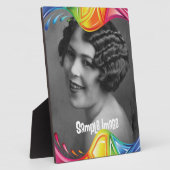 抽象芸術縁どアートプラーク フォトプラーク (側面)