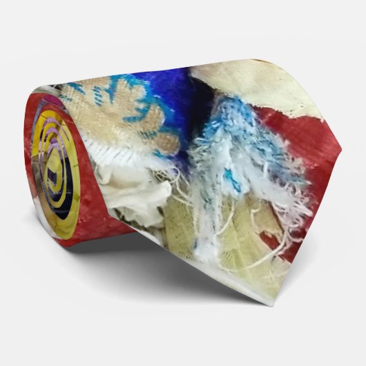 抽象芸術繊維 ネクタイ (ロール)