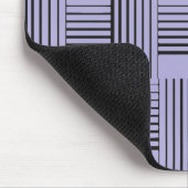 抽象芸術織り紫 マウスパッド (コーナー)