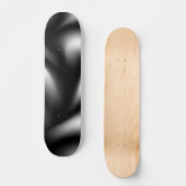 抽象芸術織り（白黒） スケートボード (正面)