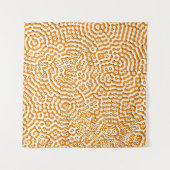 抽象芸術繰り返し無限シームレスなテクスチャwatera タペストリー (正面(横))